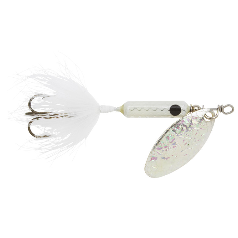Yakima Rooster Tail - 1/8oz Swing Holo; Flash Wht