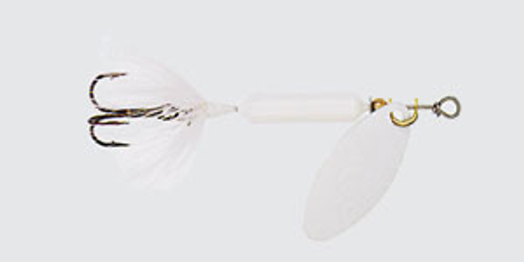 Yakima Rooster Tail - 1/8oz Swing Silver; Snow