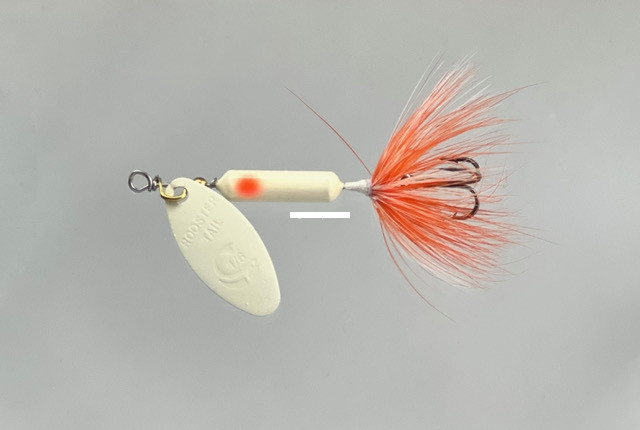 Yakima Rooster Tail - 1/8oz Swing; Bone Spot