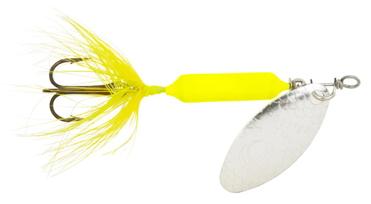 Yakima Rooster Tail - 1/8oz Swing; Flame Coachdog