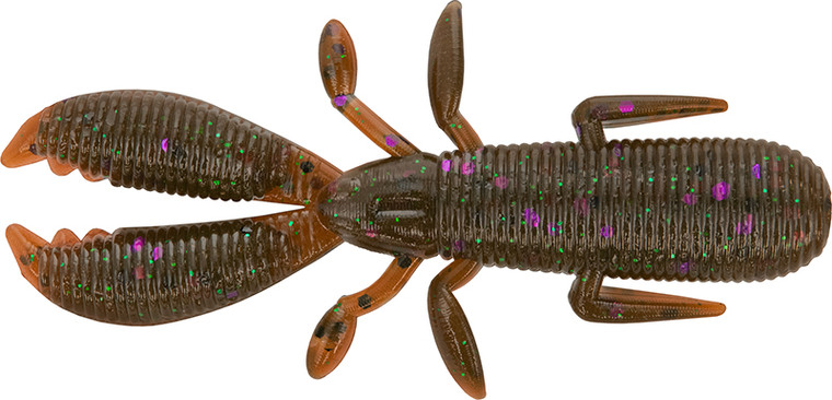 Yamamoto Covert Craw Floater - 2.5'' Dk GP/AmbLam 10pk