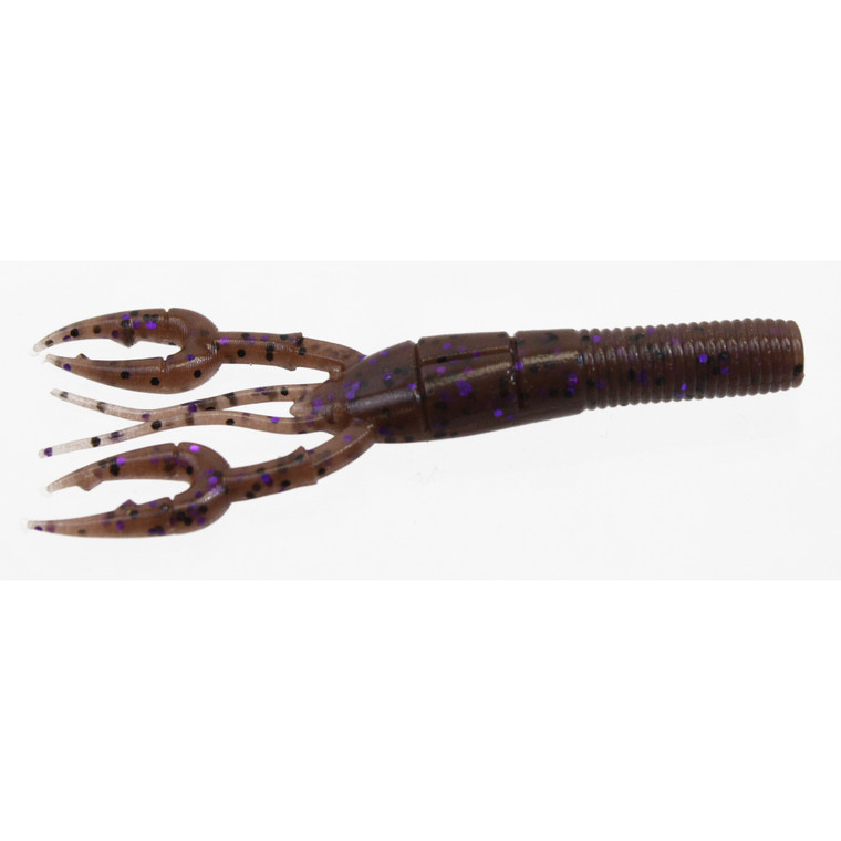 Yamamoto Fat Baby Craw - 3.75'' Cnmn Brn/Blk&PrpFl 7p