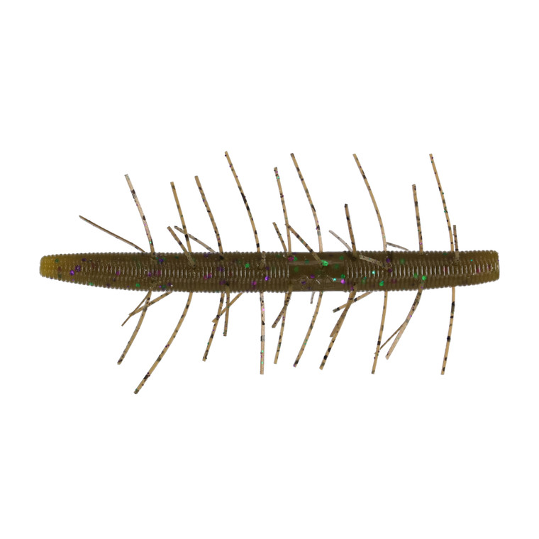 Yamamoto Fuzzy Senko - 4'' 297 NF/LG Grn Purp 5pk