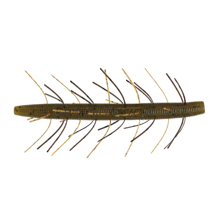 Yamamoto Fuzzy Senko - 4'' GP/Orange Skirt 5pk