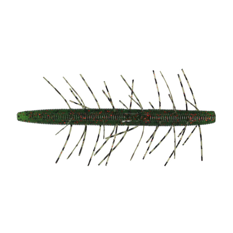 Yamamoto Fuzzy Senko - 4'' Watermelon/Blk&Red 5pk