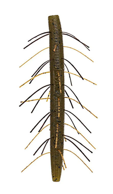 Yamamoto Fuzzy Senko - 5'' GP/Orange Skirt 4pk