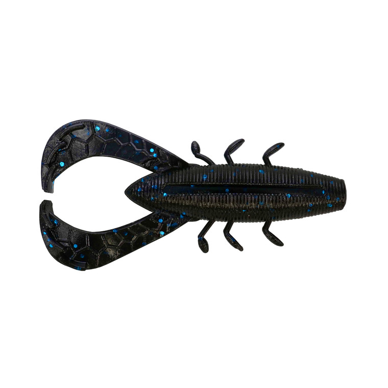Yamamoto Nuki Bug - 3.5'' Black/Lg Blue Flk 6pk