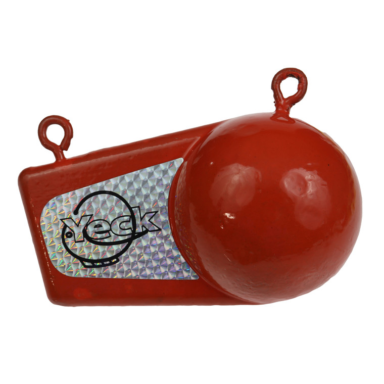 Yeck Coated Ball&Fin Rigger - 8 lb Orange