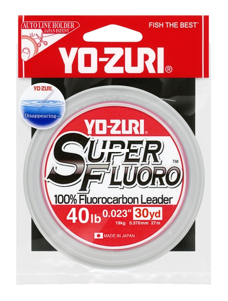 Yo-Zuri Superfluoro - 30 yd Natural Clear 40 lb