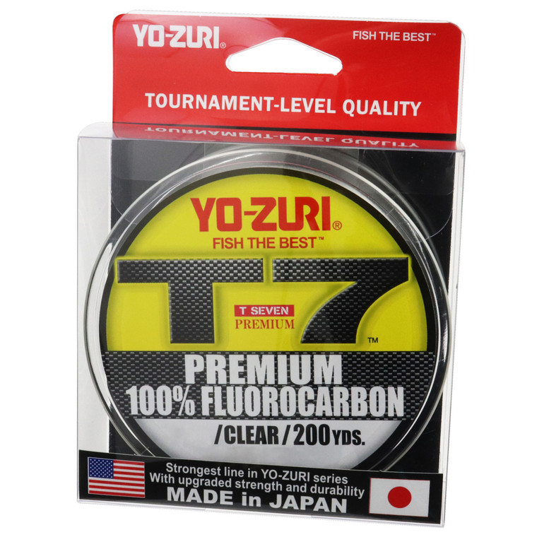 Yo-Zuri T-7 Premium Fluoro - 200 yd Clear 10 lb