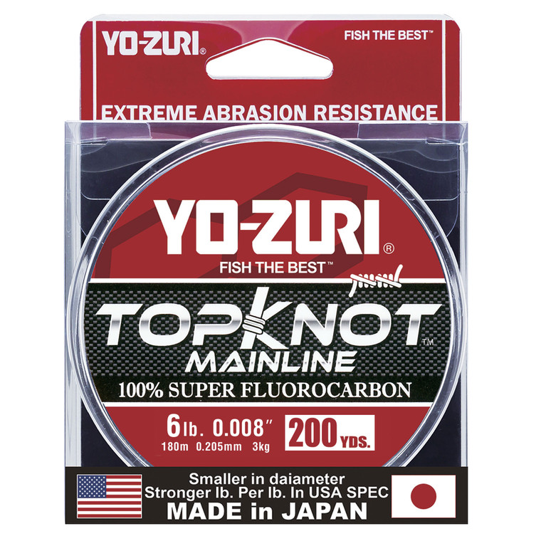 Yo-Zuri Topknot Fluoro ML - 200 yd Natural Clear 20 lb
