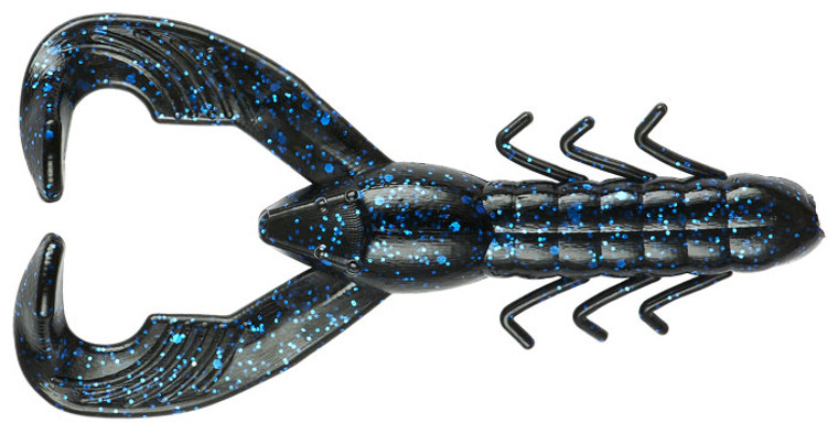 Yum Christie Craw - 3.5'' Black/Blue Flake 8pk