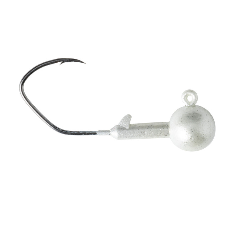 Yum FF Sonar Jig - 1/4oz 1.6875'' 3/0 Pearl 3pk