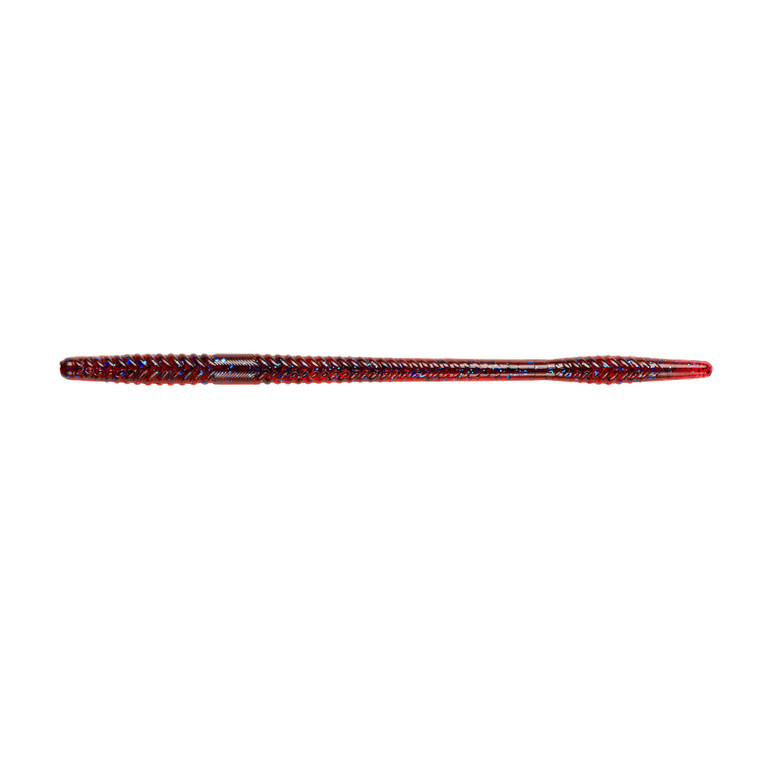 Yum Finesse Worm - 6.5'' Plum 12pk