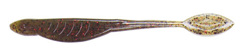 Yum Houdini Shad - 5'' Watermelon/Red 10pk