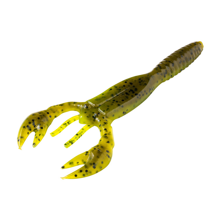 Yum Salt Craw - 4'' Green Pumpkin Cht 8pk