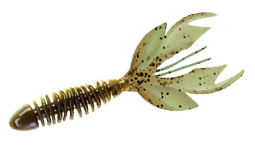 Yum Wooly Hawg Craw - 4'' Dark Grasshopper 7pk