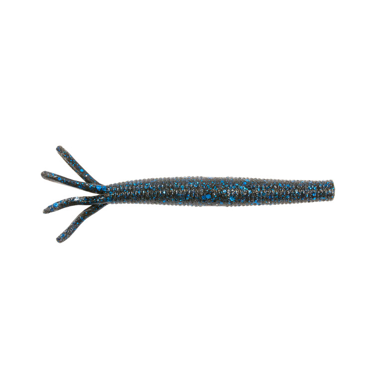 Z Man Hula StickZ - 4'' Black/Blue Flake 6pk