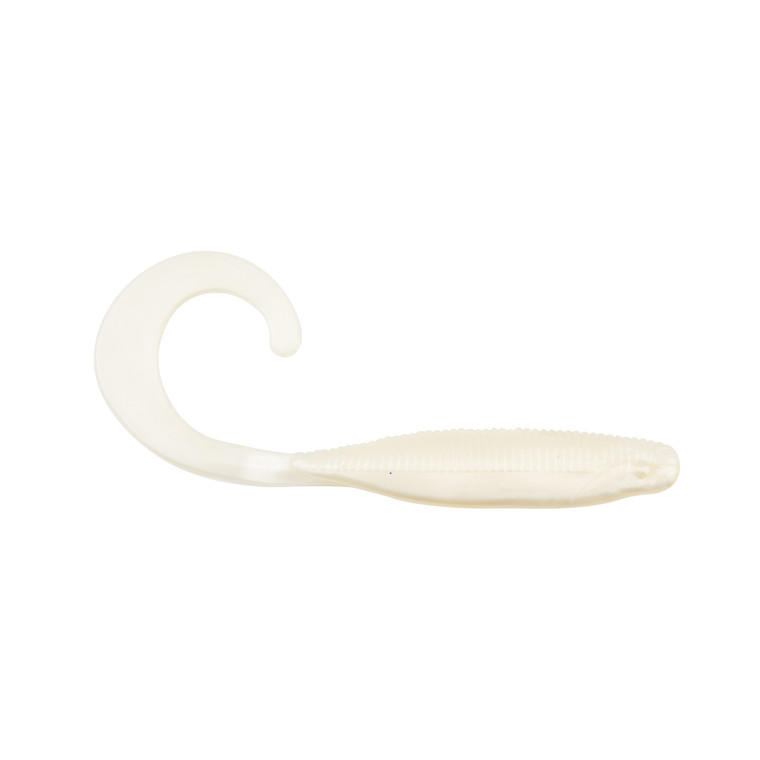Z Man StreakZ Curly TailZ - 7'' Pearl 3pk - FAR-648