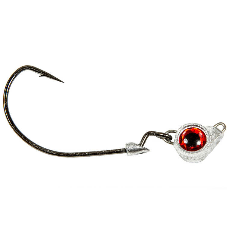 Z Man Texas Eye Jighead - 1/4oz Red 3pk