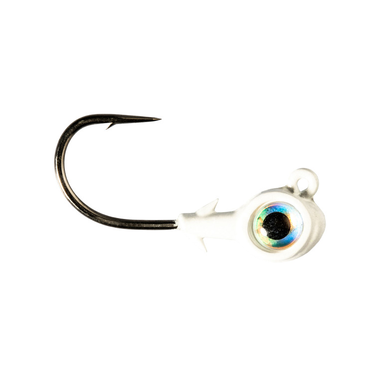 Z Man Trout Eye X Jighead - 1/8oz Pearl/Pearl 3pk