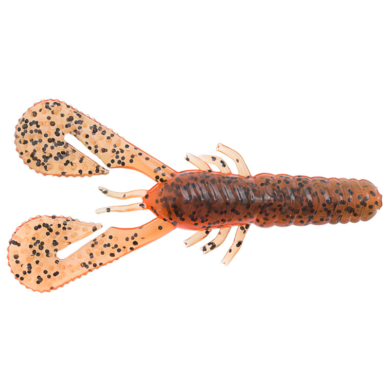 Z Man Turbo CrawZ - 4'' Green Pumpkin/Orange 6pk