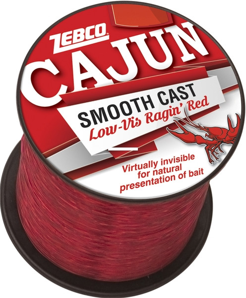 Zebco Cajun Monofilament - 1/4 lb Spool Red 14 lb