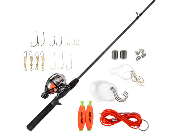 Zebco Combo 404 Hoss EA; Tkl - 5' 6'' 2pc M ModF RH 2.8 - 1 - 404HOSSEC562M.FB4