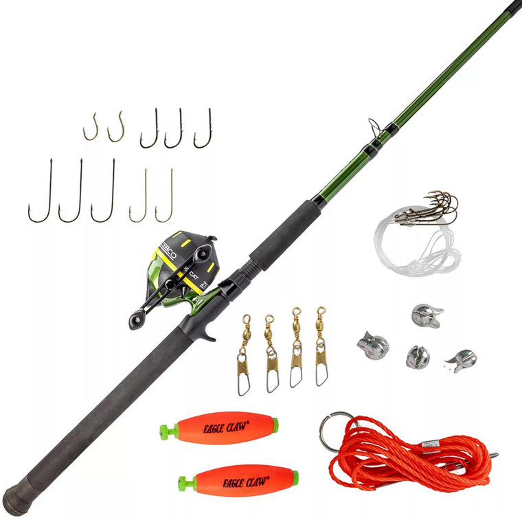 Zebco Combo Big Cat SC - 7' 0'' 2pc MH EA Kit 20# 606 - 606BCEC702MH.FB4