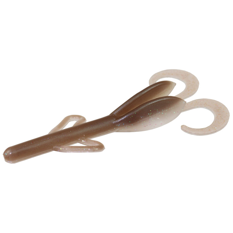 Zoom Baby Brush Hog 4'' - Ghost Herring 12pk