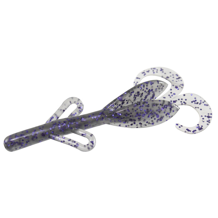 Zoom Baby Brush Hog 4'' - Smoke Purple 12pk