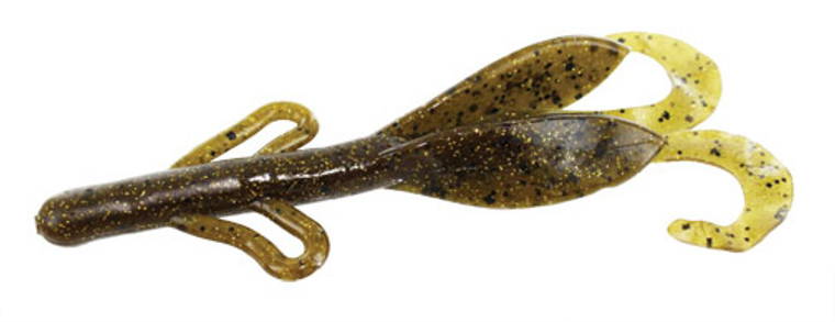 Zoom Brush Hog 6'' - Green Pumpkin Gold 8pk