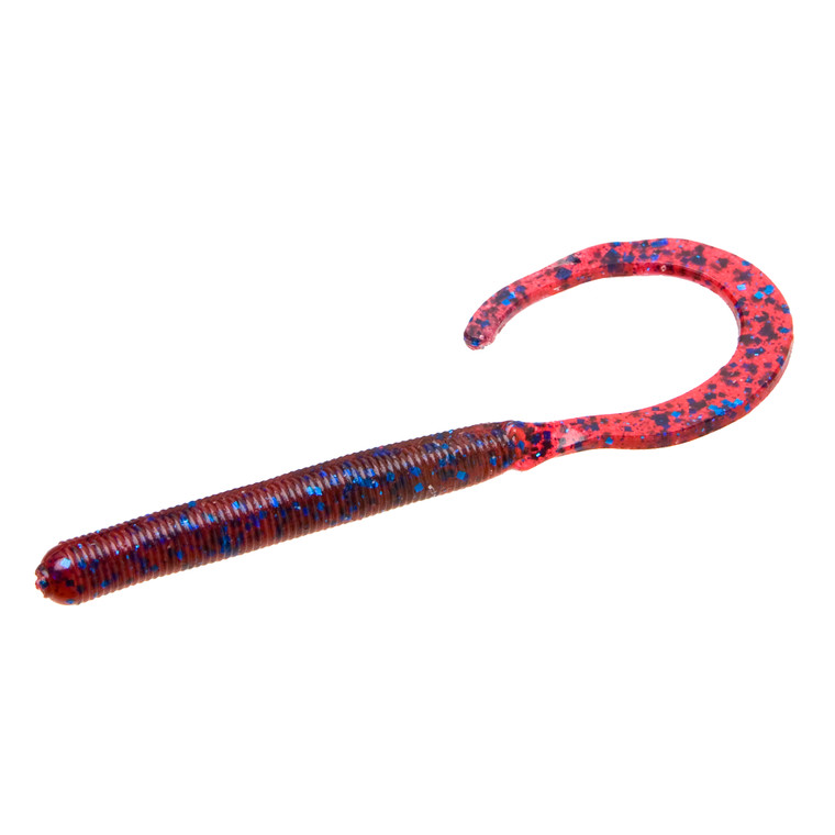 Zoom Curly Tail 4'' - Plum 20pk
