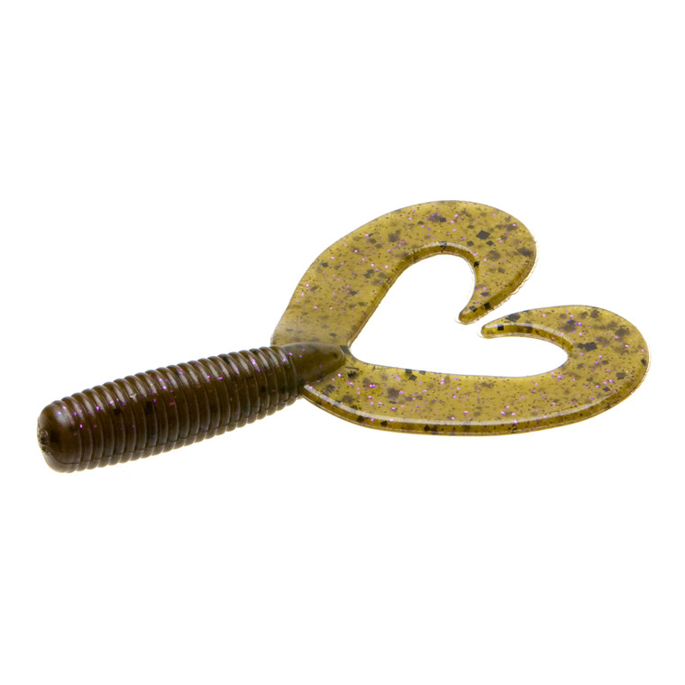 Zoom Fat Albert Twin Tail - Green Pumpkin Purple 10pk