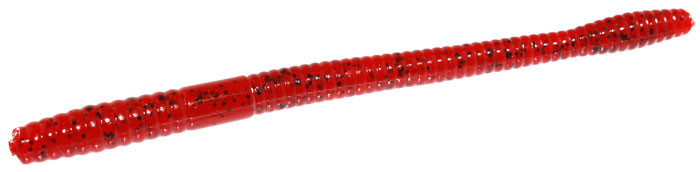 Zoom Magnum Trick Worm 7'' - Tomato Seed 8pk