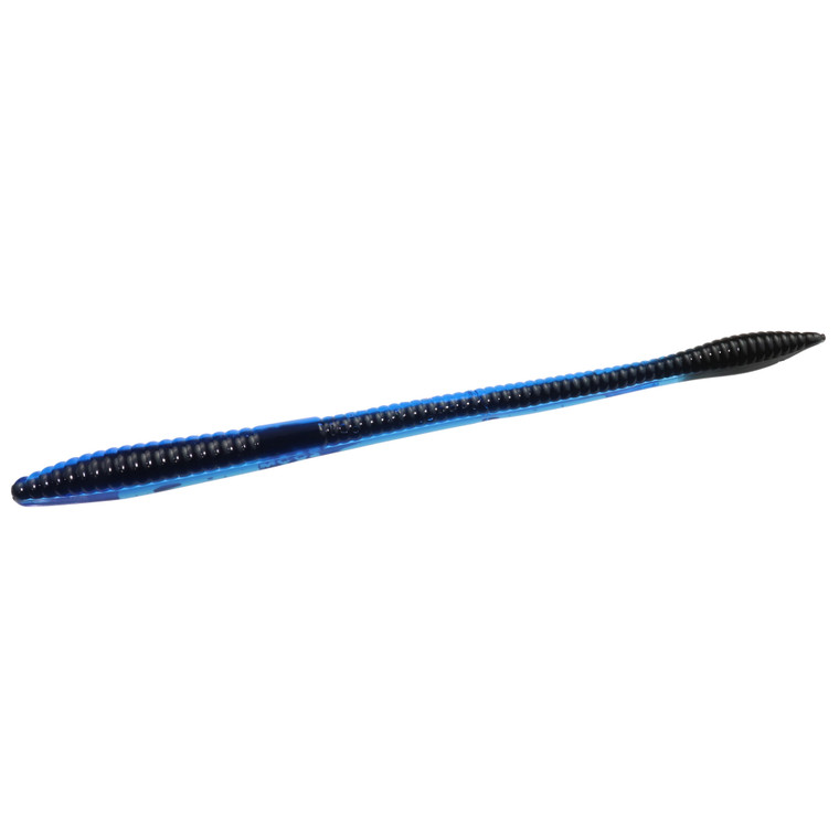 Zoom Trick Worm 6.5'' - Blue/Black Core 20pk