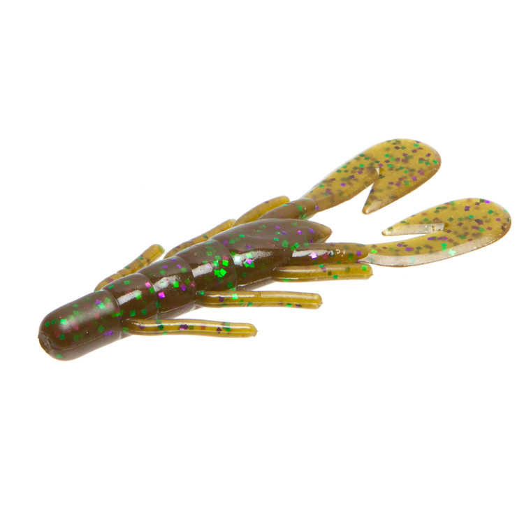 Zoom U-V Speed Craw 3.5'' - Green Pump Purple Green 12pk