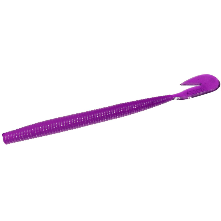 Zoom U-V Speed Worm 6'' - Old Purple 15pk