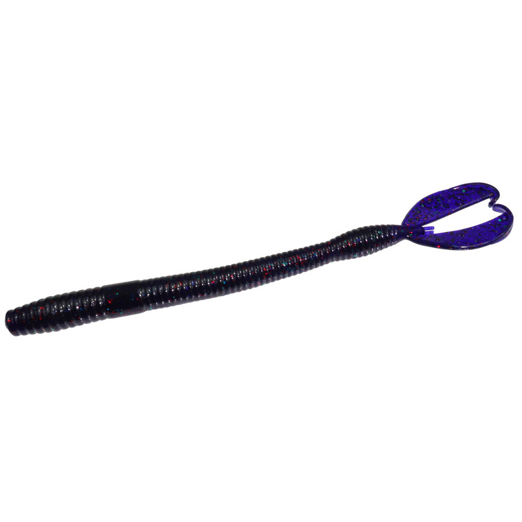 Zoom Z CrawWorm 6.75'' - Junebug Red 10pk