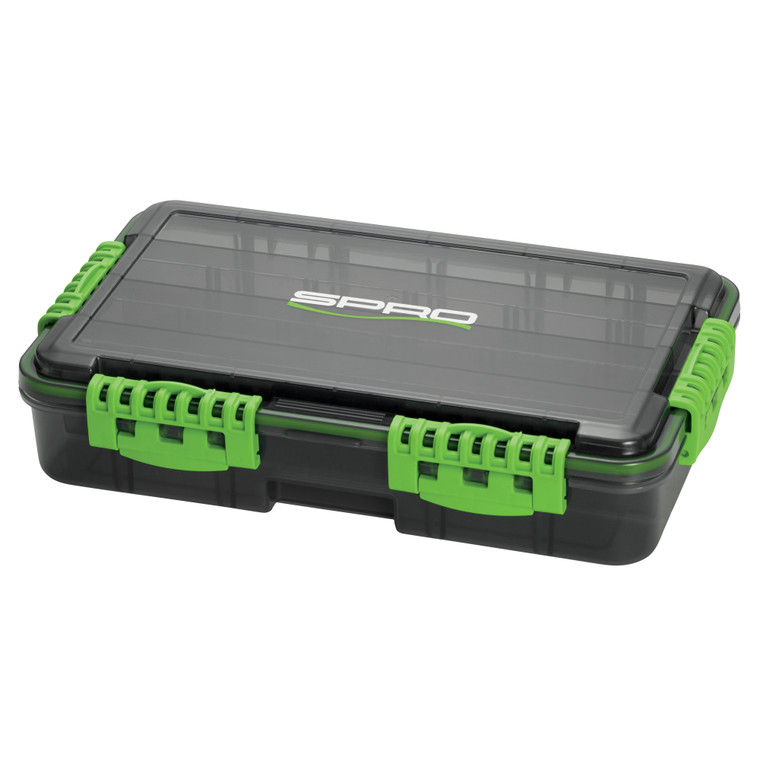Spro Waterproof Box - 3700 Black/Green - STB3700D