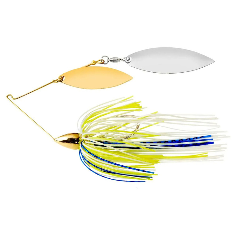 War Eagle Spinnerbait - 1/2oz W/WGldWhtChtBlue - 12GW36