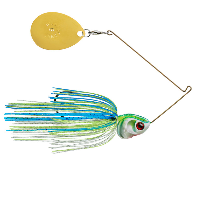 Booyah Covert Series - 1oz White/Chartreuse/Blue - BYCVS1GC730