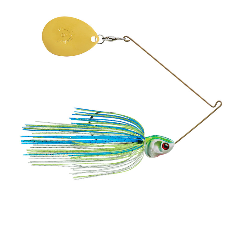 Booyah Covert Series - 1/2oz White/Chartreuse/Blue - BYCVS12G5C730