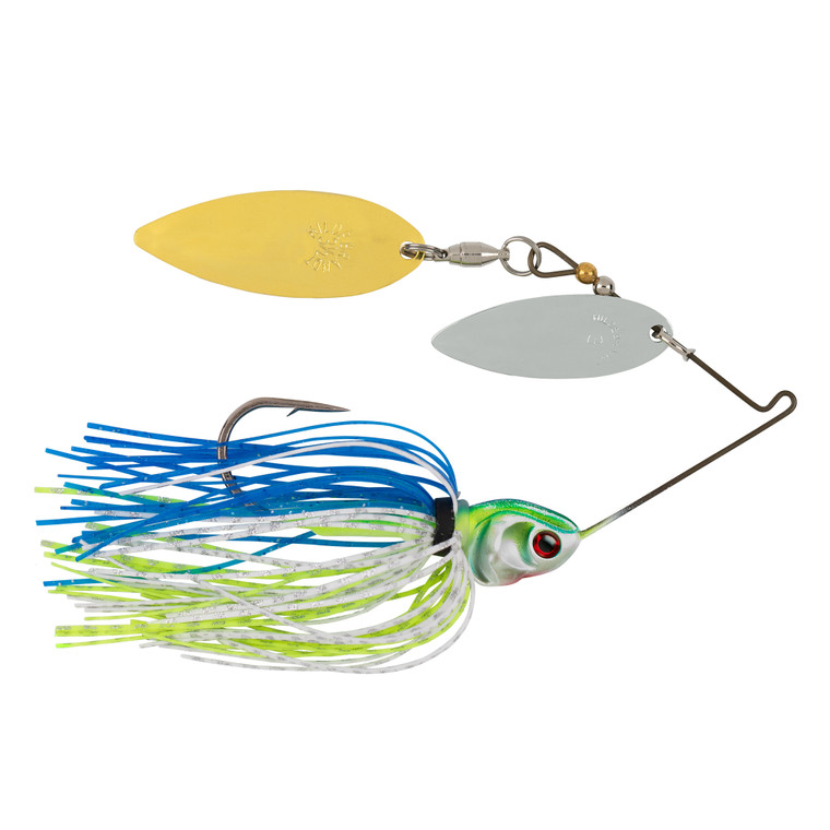 Booyah Covert Finesse - 1/2oz 4'' 4/0 Wht/Cht/Blue - BYCVF12NGW730