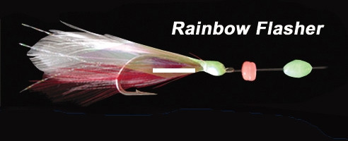 Ahi Sabiki - #6;Ml20;Bl15 Rainbow Flasher - SB-303