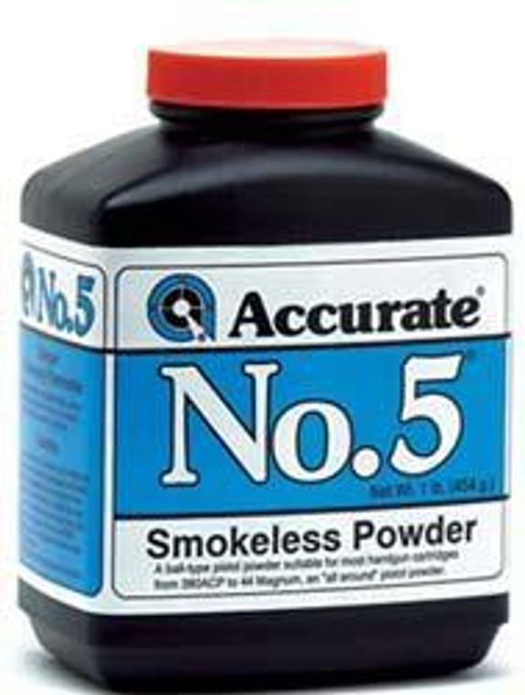Accurate No. 5 Handgun Powder - 8 lbs - A58