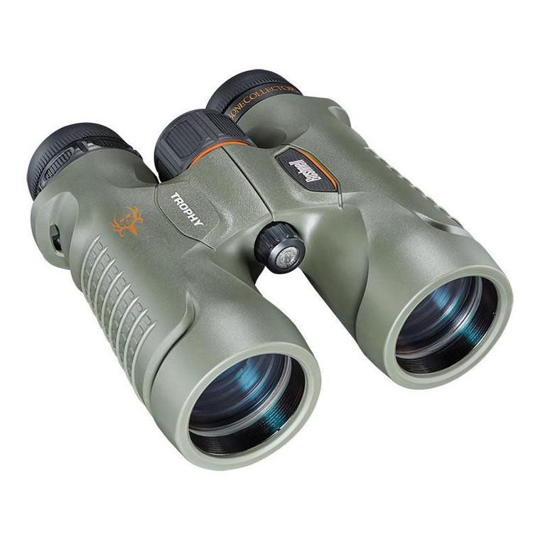 Bushnell Trophy Binocular 10x42mm BaK-4 Roof Prism Bone Collector Green - 334210
