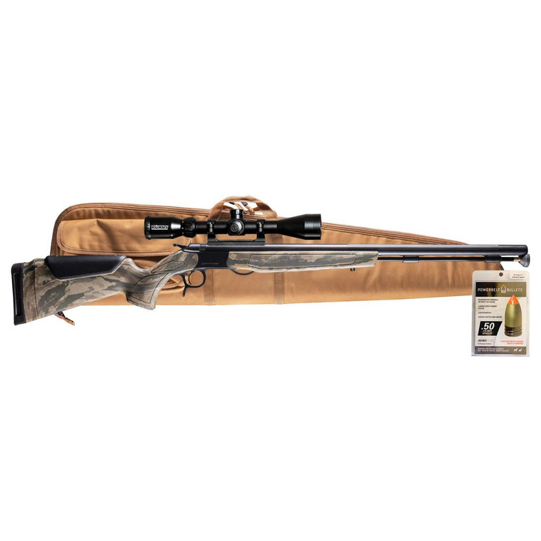 CVA OPTIMA 50 cal Muzzleloader Nitride Realtree Legacy KonusPro 3-9x40 BDC Ret - PR2047NSCP