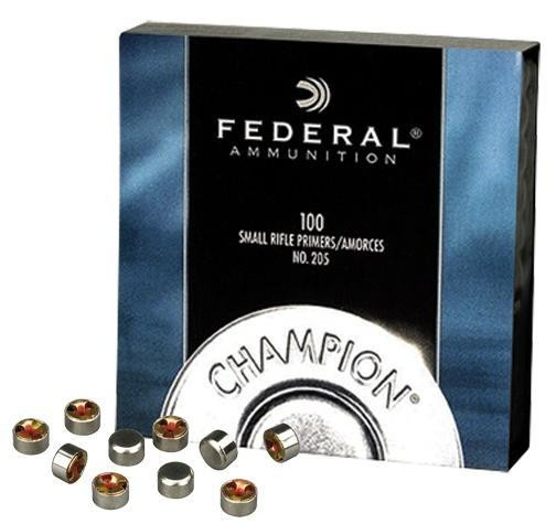 Federal Premium Champion Centerfire .205 Primers Small Rifle 1000/ct - 205