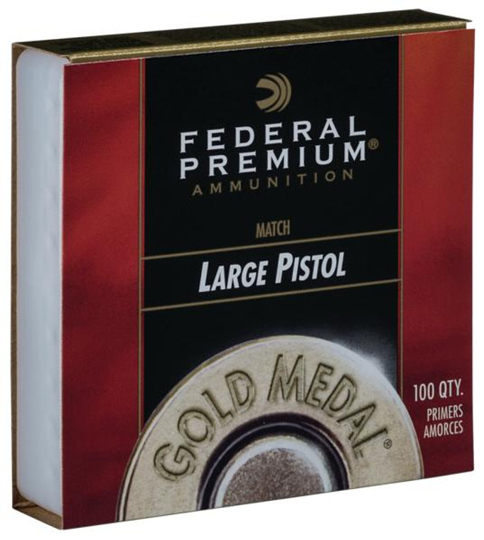 Federal Gold Medal Centerfire Large Pistol Match Primer 1000/ct - GM150M